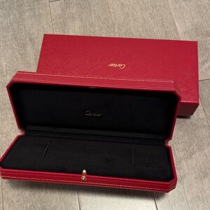 Cartier Red jewelry Box